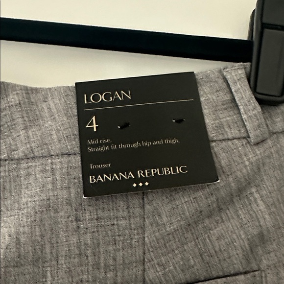 Banana Republic Light Gray Women's Dress Pants - Straight Leg - Picture 5 of 5